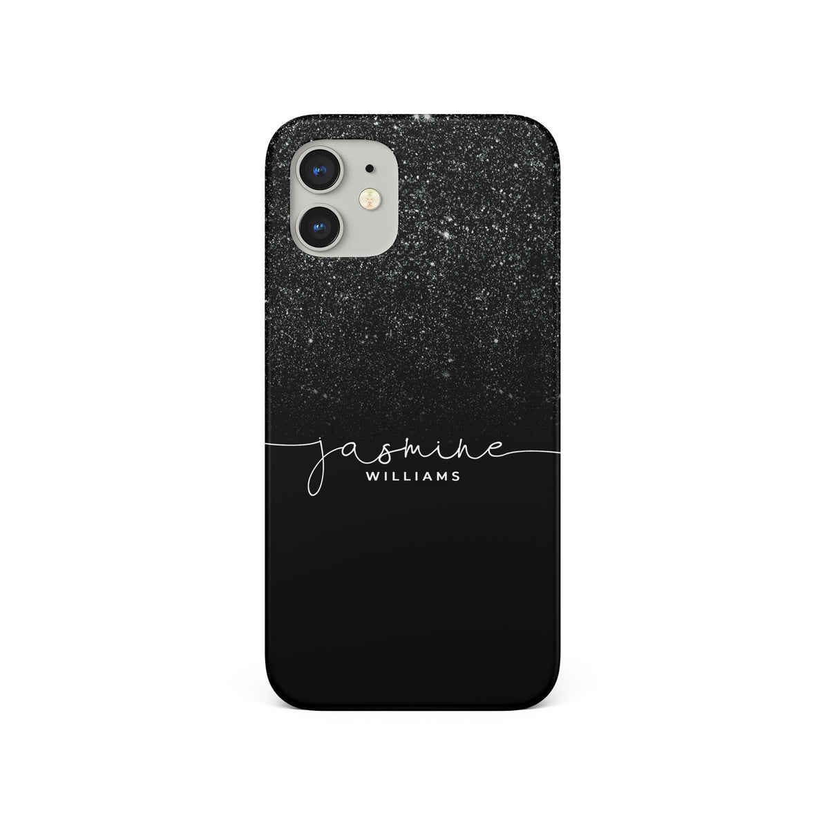 Personalised Hard Phone Case Custom Name Red Poppy Flowers