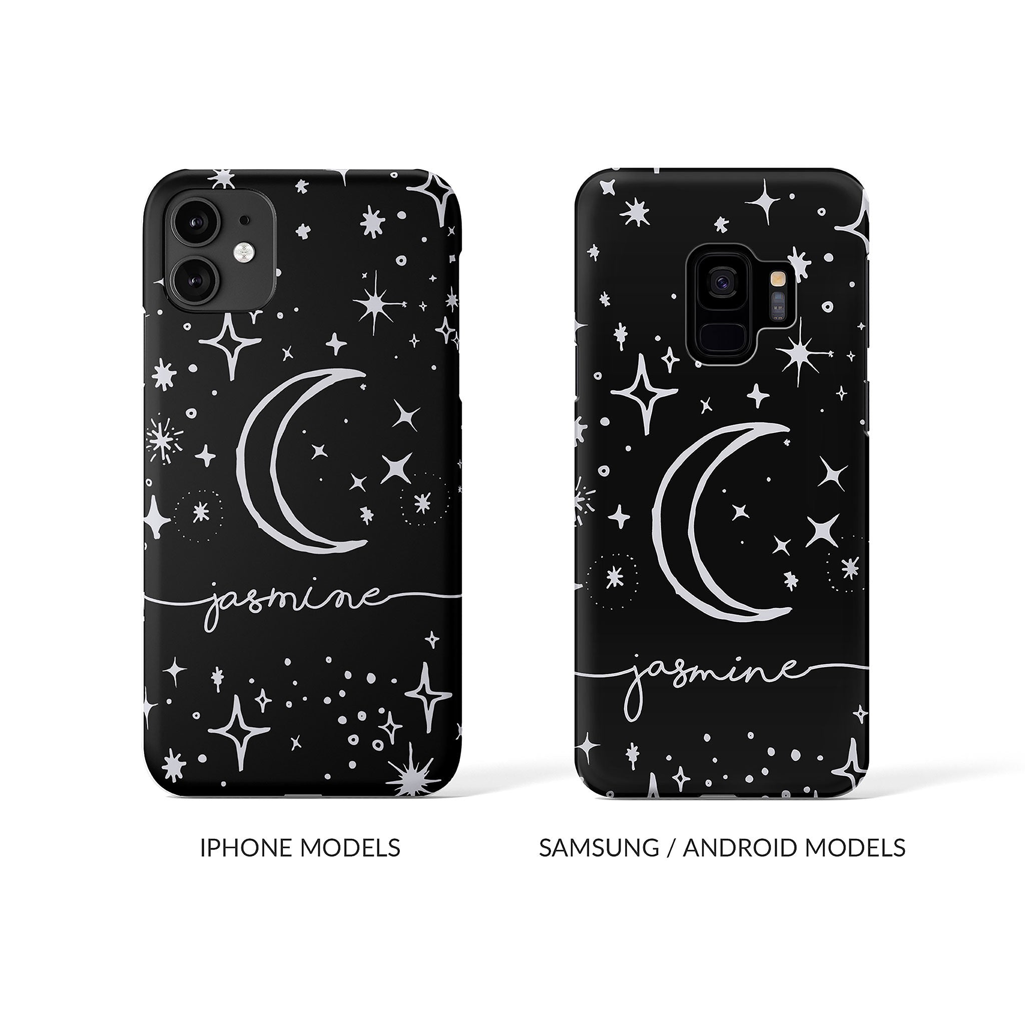 Personalised Hard Phone Case Space Stars Constellations