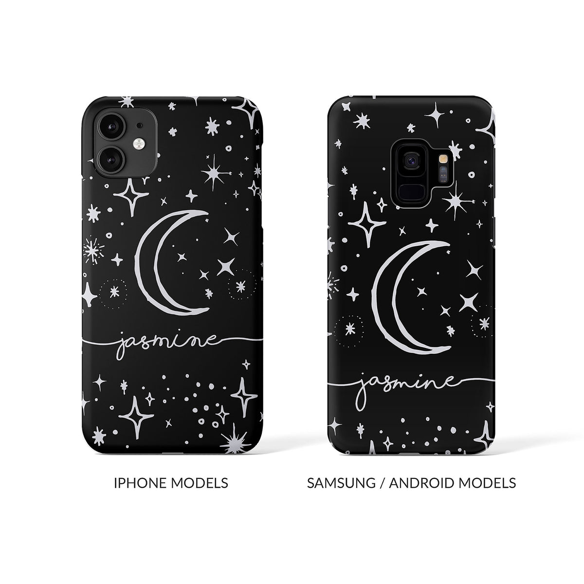 Personalised Hard Phone Case Space Stars Constellations
