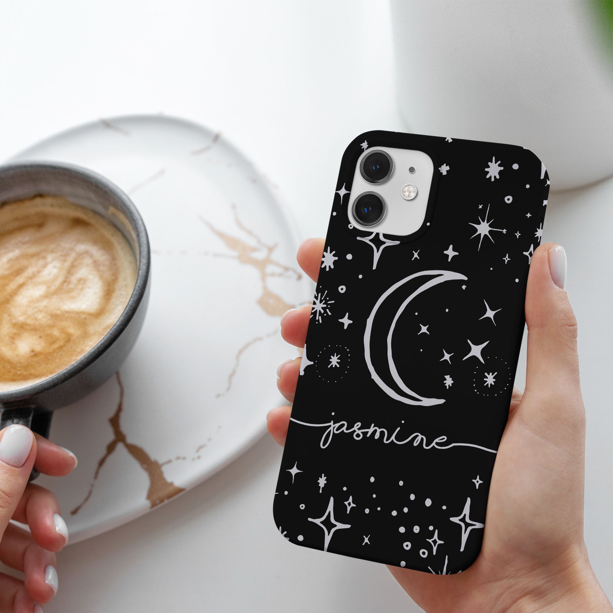 Personalised Hard Phone Case Space Stars Constellations