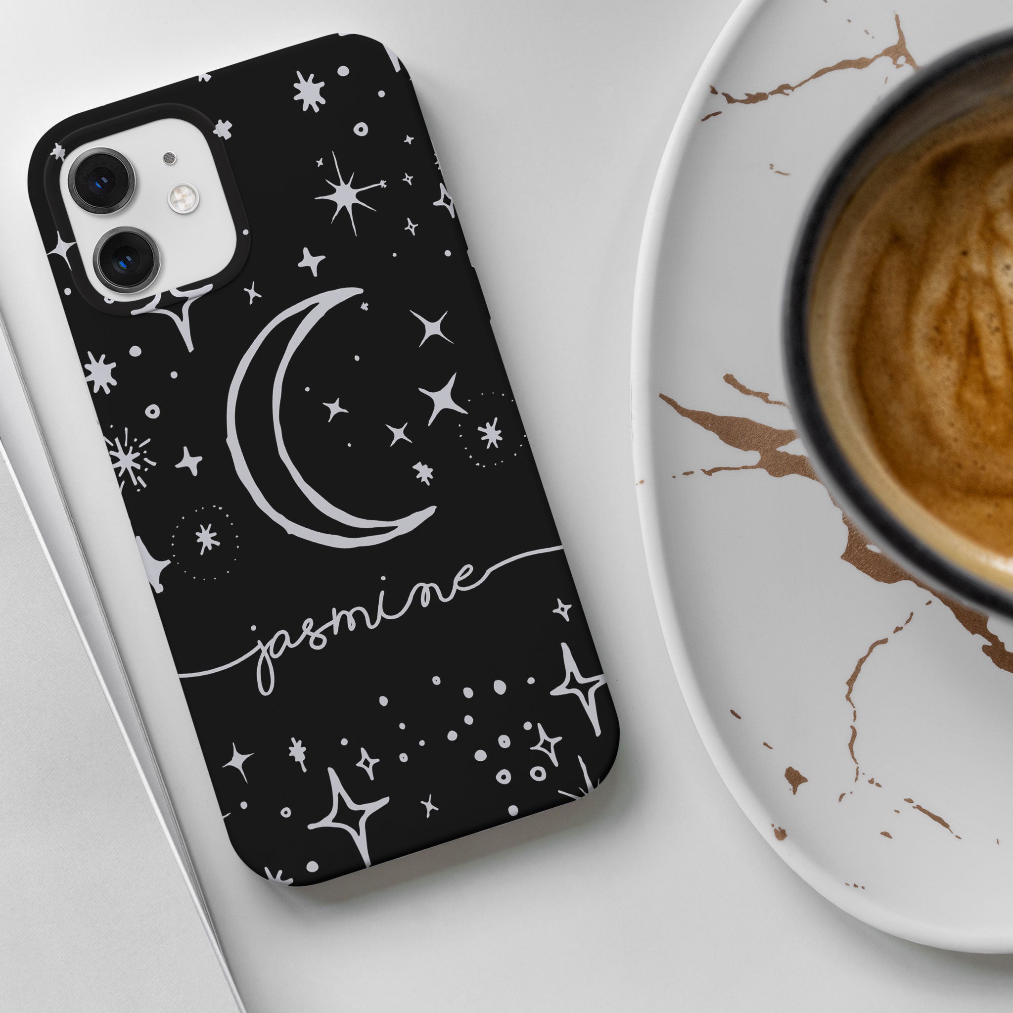 Personalised Hard Phone Case Space Stars Constellations