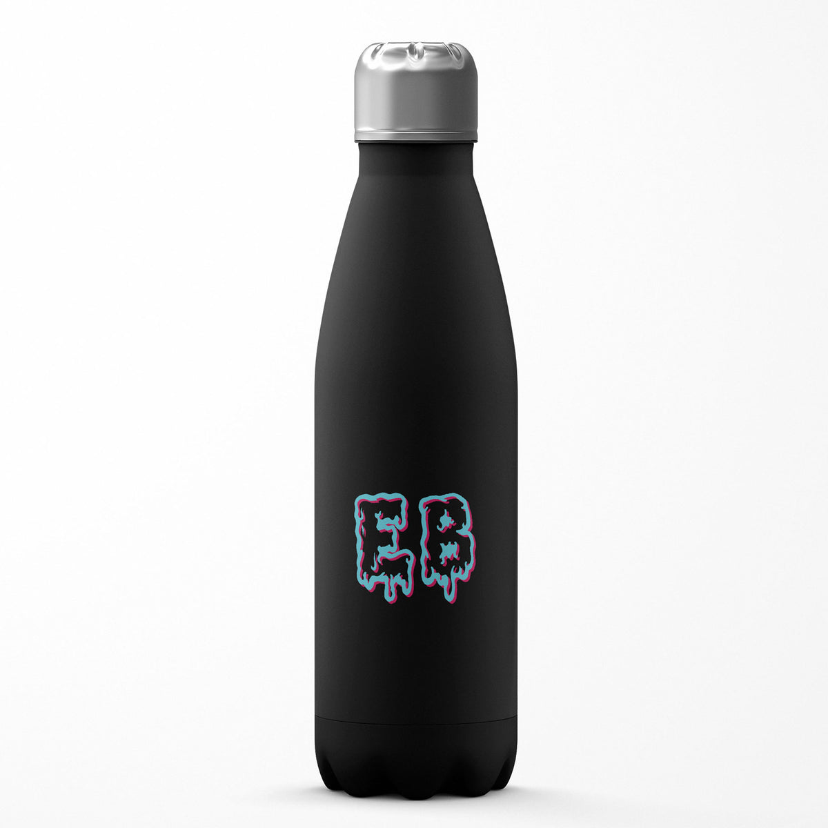 Personalised Water Bottle Melting Creepy Font