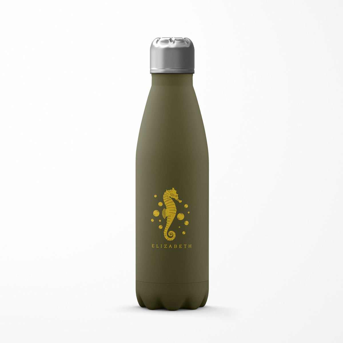 Personalised Water Bottle Seahorse