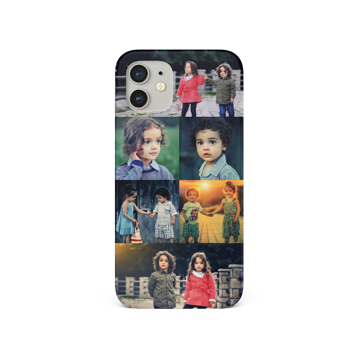 Personalised Custom Photo Hard Phone Case Collage 6 Photos