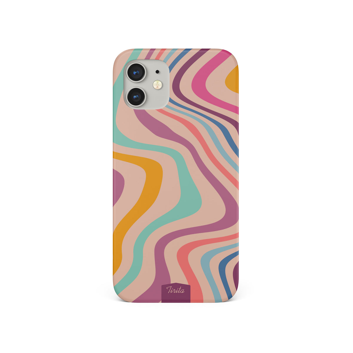 Personalised Hard Phone Case Funky Floral Contemporary Hawaiian