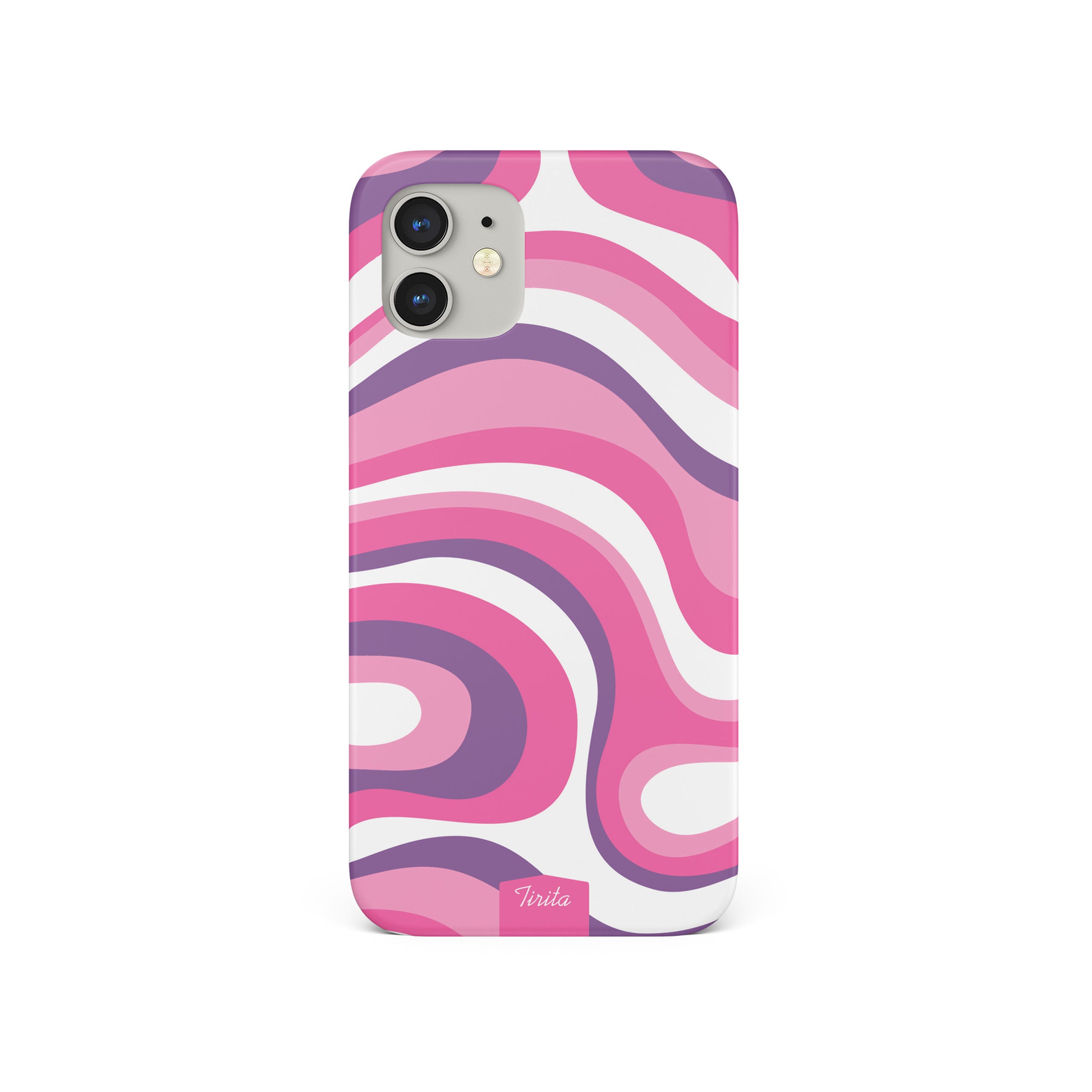 Personalised Hard Phone Case Funky Floral Contemporary Hawaiian