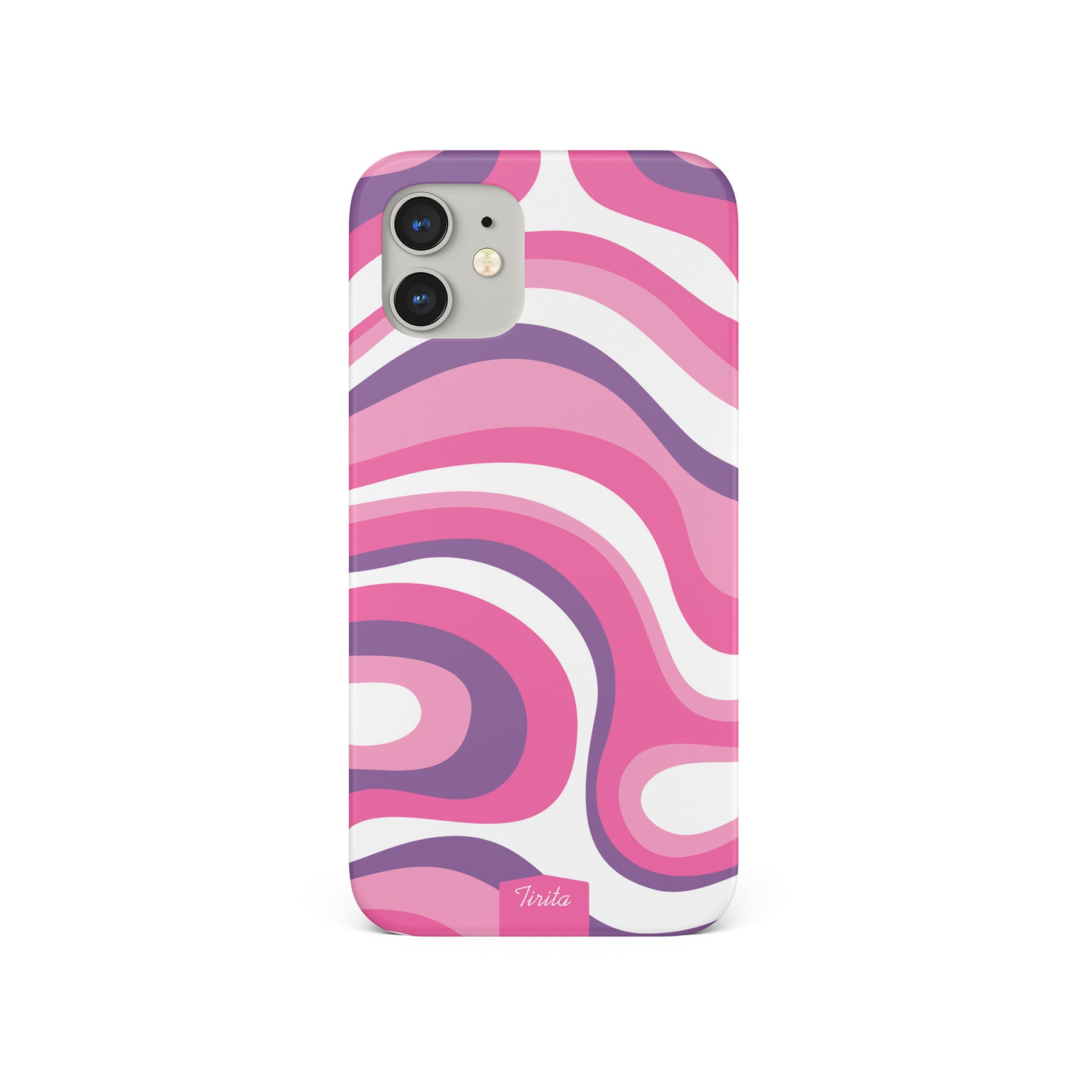 Personalised Hard Phone Case Funky Floral Contemporary Hawaiian