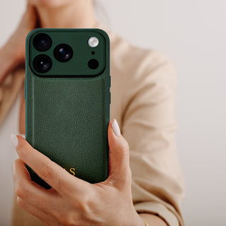 Smart and stylish for every occasion - leather iPhone case in hand