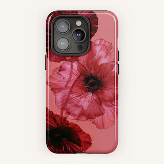 Tough Case MagSafe Pink Poppies, front view