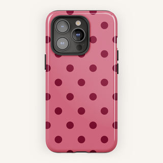 Tough Case MagSafe Cherry Polka Dots, front view