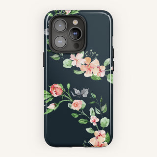 Tough Case MagSafe Blush Botanical, front view