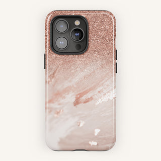 Tough Case MagSafe Rose Gold Marble, front view