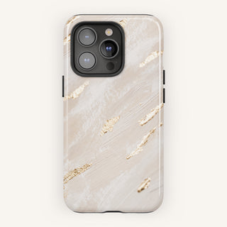 Tough Case MagSafe Ivory Gold Marble, front view