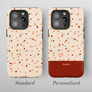 Tough Case MagSafe Spice Speckle, standard or personalised with your name on the colour band