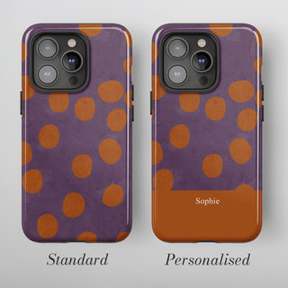 Tough Case MagSafe Twilight Dots, standard or personalised with your name on the colour band