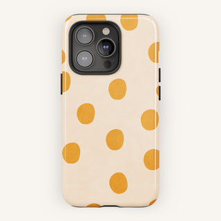 Tough Case MagSafe Mustard Dots, front view