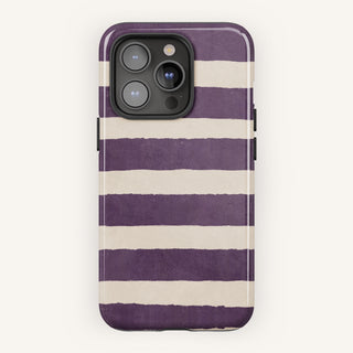 Tough Case MagSafe Violet Stripe, front view