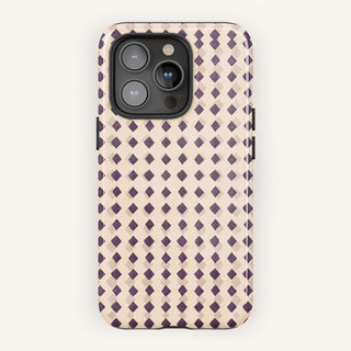 Tough Case MagSafe Plum Harlequin, front view
