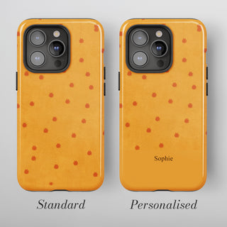 Tough Case MagSafe Marigold Spark, standard or personalised with your name on the colour band