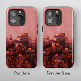 Tough Case MagSafe Dusk Meadow, standard or personalised with your name printed on the design