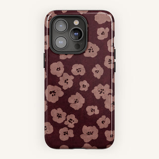Tough Case MagSafe Damson Poppy, front view