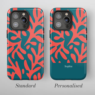 Tough Case MagSafe Coral Reef, standard or personalised with your name on the colour band