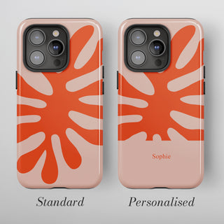 Tough Case MagSafe Apricot Splash, standard or personalised with your name on the colour band
