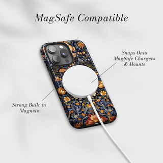 Tough Case MagSafe Golden Thicket, snaps onto MagSafe chargers and mounts