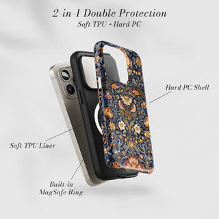 Tough Case MagSafe Golden Thicket, two layer protection with soft TPU liner and hard PC shell