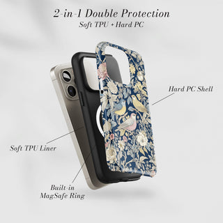 Tough Case MagSafe Songbird, two layer protection with soft TPU liner and hard PC shell