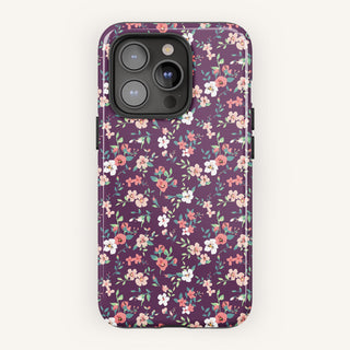 Tough Case MagSafe Plum Posy, front view