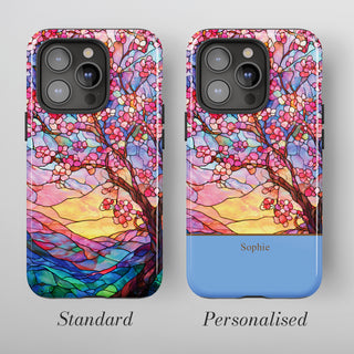 Tough Case MagSafe Blossom Window, standard or personalised with your name on the colour band
