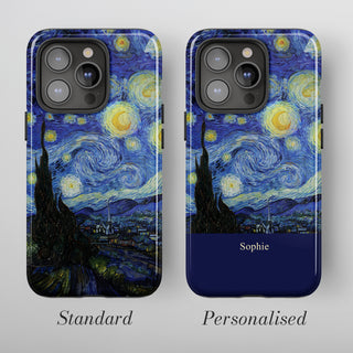 Tough Case MagSafe Starry Night, standard or personalised with your name on the colour band