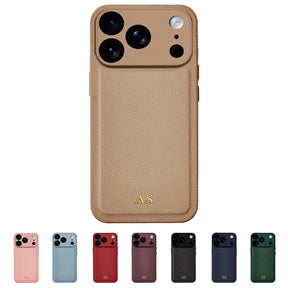 Gold embossed initials - all 8 colours