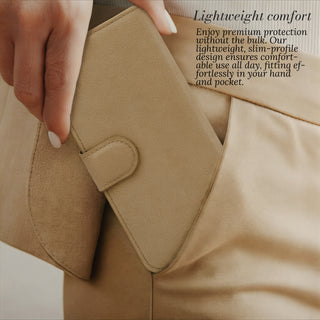 Lightweight comfort - slim profile in pocket