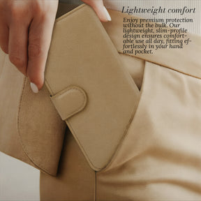 Lightweight comfort - slim profile in pocket