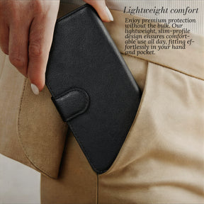 Lightweight comfort - slim profile in pocket