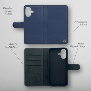 Built-in card holder, secure magnetic strap and precision camera cutout - features