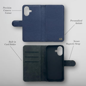 Built-in card holder, secure magnetic strap and precision camera cutout - features