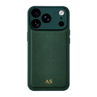 Personalised Vegan Leather iPhone Case - Green