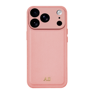 Personalised Vegan Leather iPhone Case - Pink