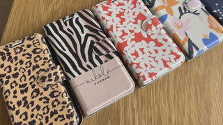 Personalised leather wallet iPhone case product video