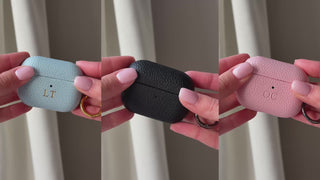 Personalised leather AirPods case product video