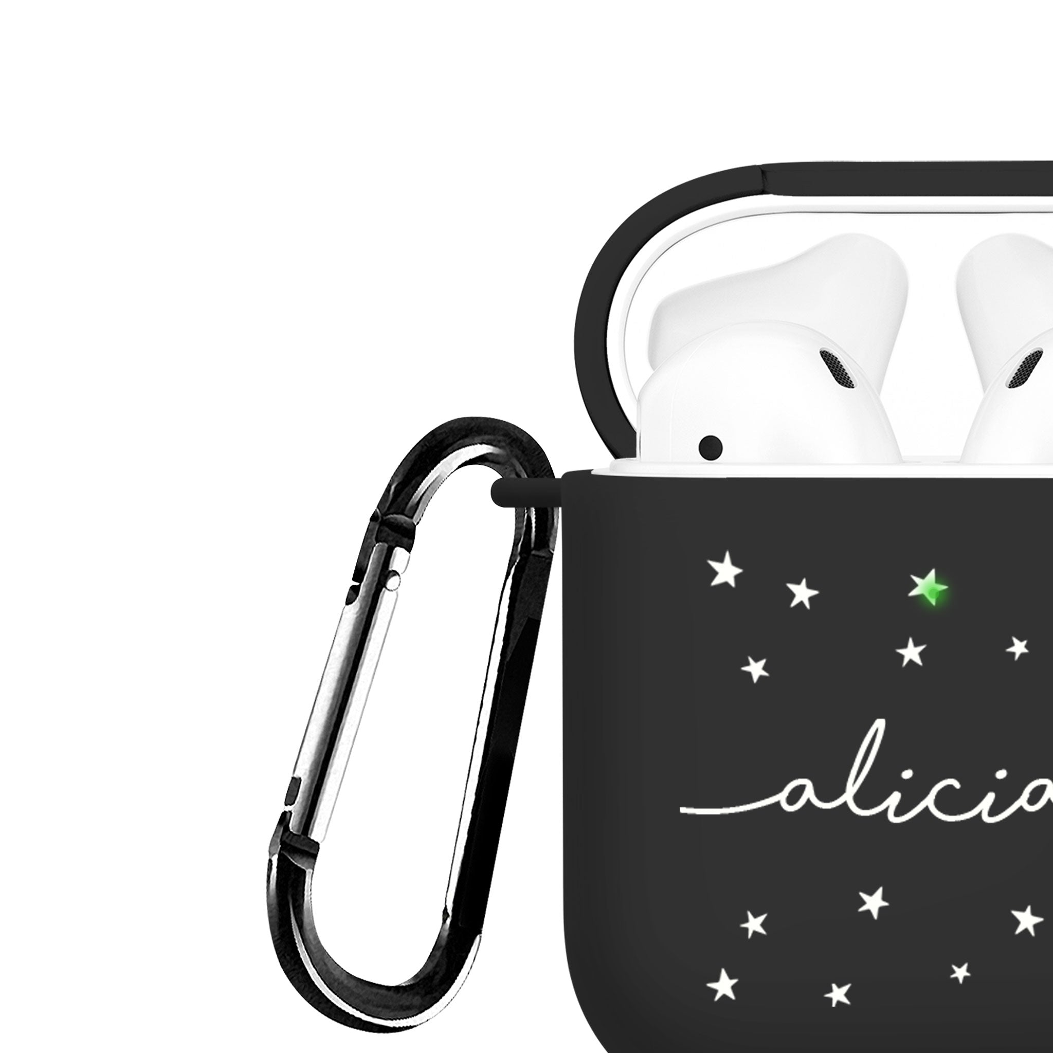 Personalised Soft AirPods Case Cover Custom Name Stars Starry Night Sky