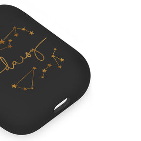 Personalised Soft AirPods Case Cover Custom Name Stars Space Constellations