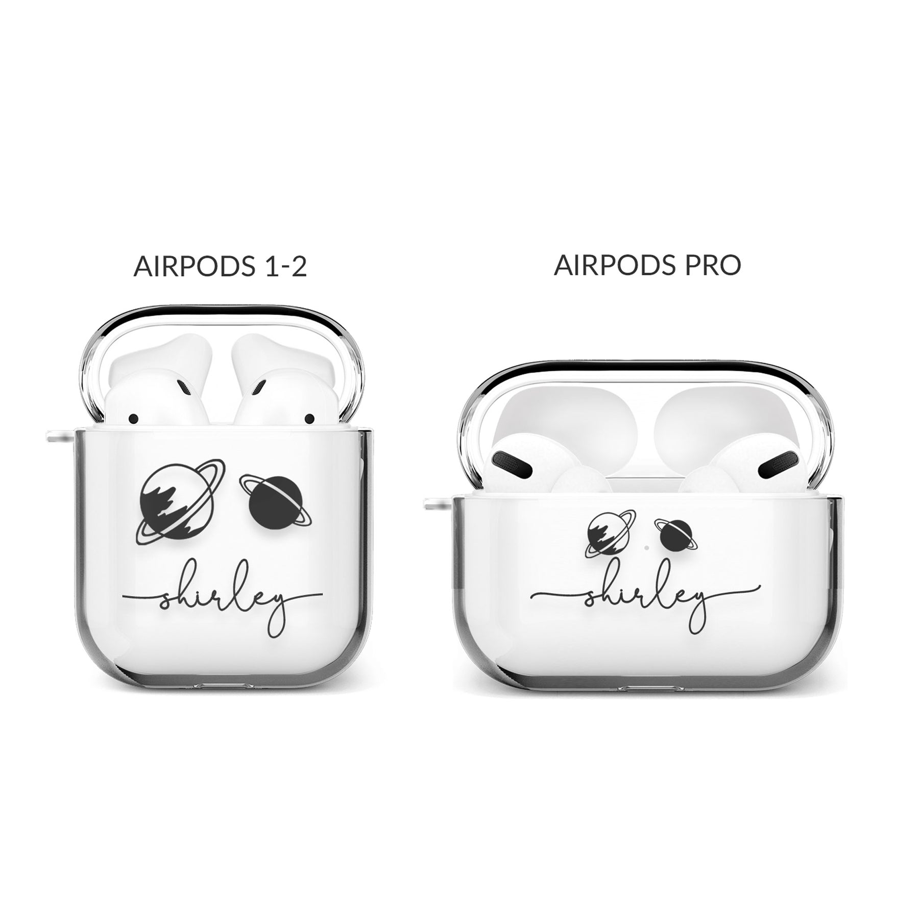 Personalised Airpods Case Planets and Stars