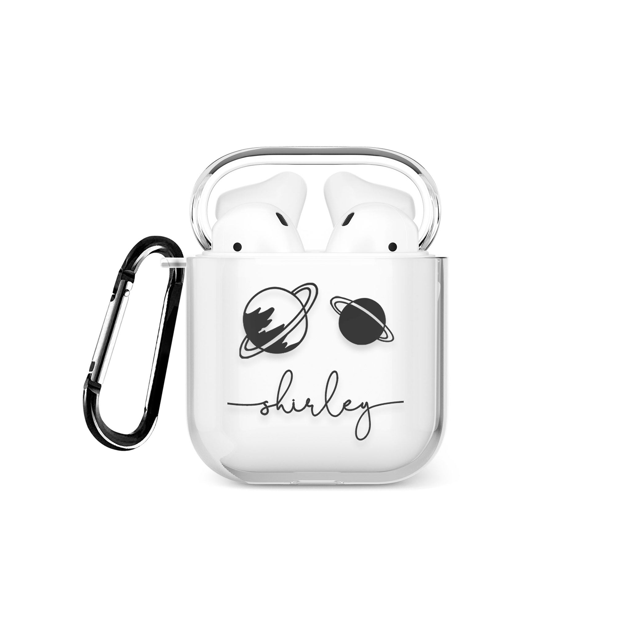 Personalised Airpods Case Planets and Stars