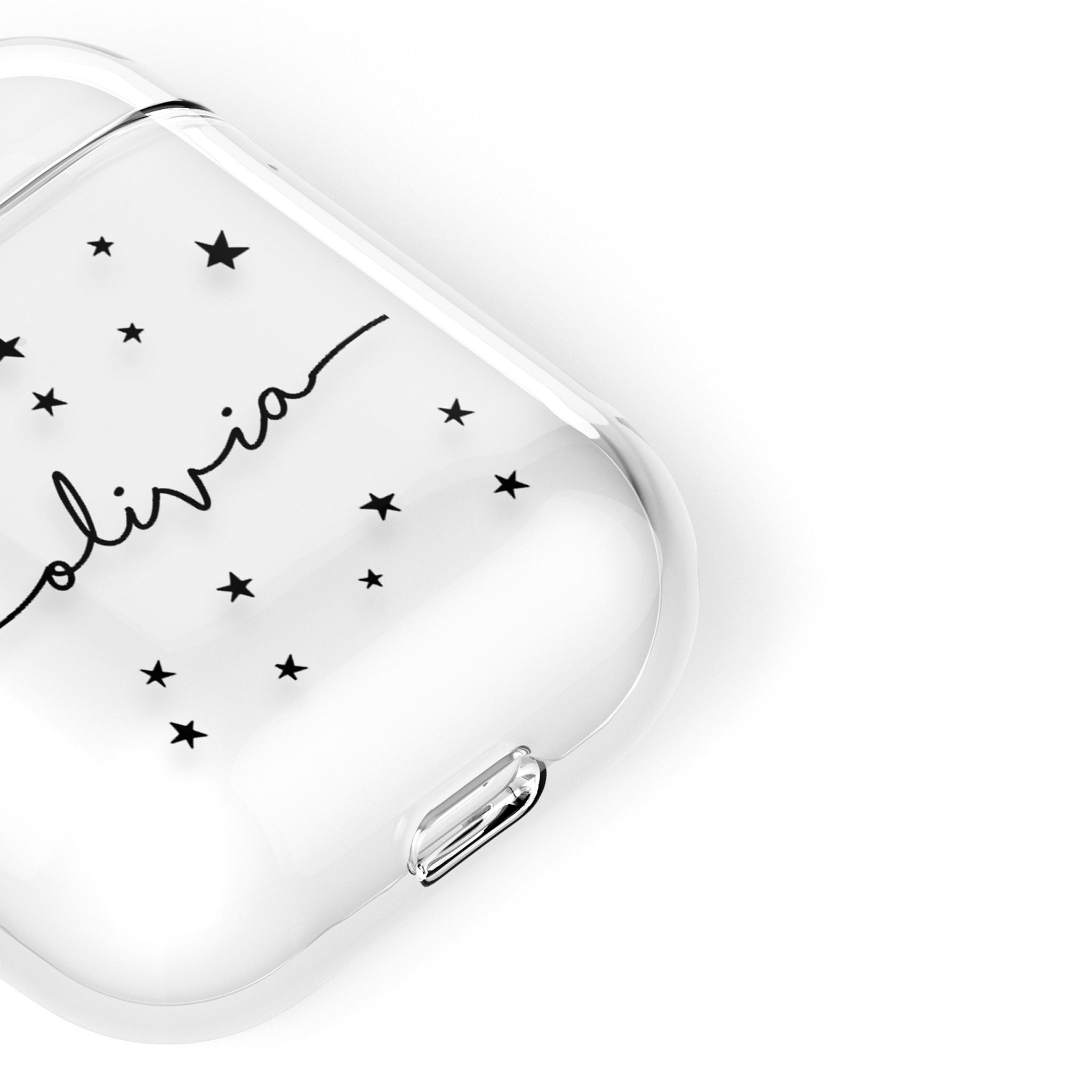 Personalised Airpods Case Custom Name Stars