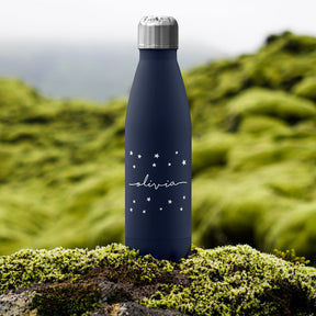 Personalised Water Bottle - Stars Starry Sky