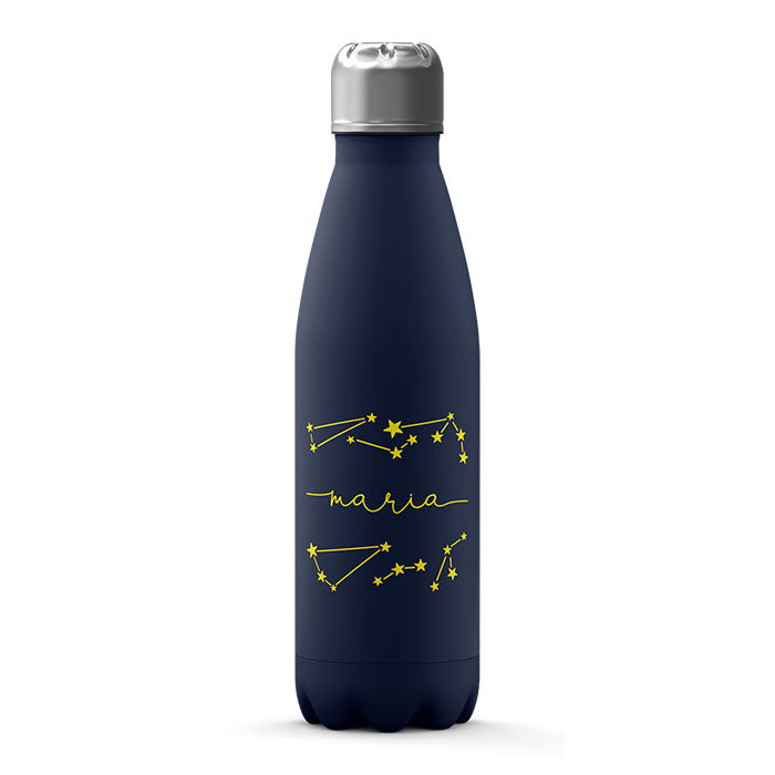 Personalised Water Bottle - Stars Space Constellations Zodiac